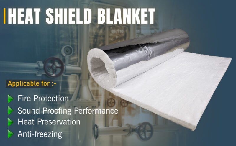 Simond Store Aluminum Foil Faced Ceramic Fiber Blanket 8 Density | INDIA