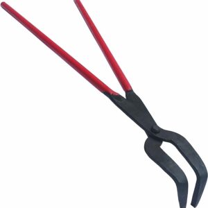 Simond Store 36" Graphite Hinged Blacksmith Tong for Foundry - Hinged Metal Tongs for Clay Graphite and Graphite Crucibles - Heavy Duty Steel Tong for Metal Melting, Refining, Casting Gold & Silver