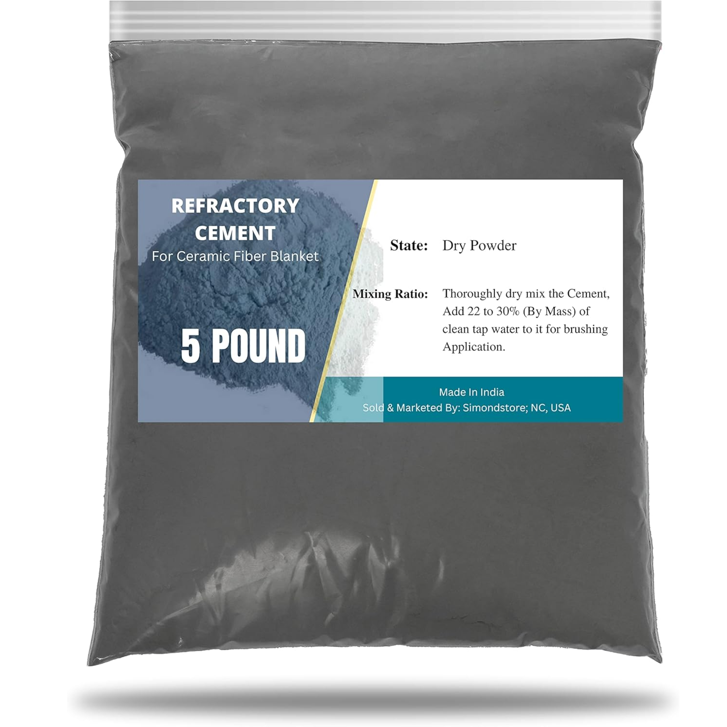 thumbnail image 2 of 5 LBS Heat Guard Coating – Refractory Paint For Ceramic Fiber Insulation. Protect Your Forge Or Kiln! (Model: RCB-02) 2 of 2