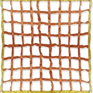 FERRETERRO Truck Cargo net for Pickup Truck Bed ? Heavyduty Cargo net for Trailer ? Pickup Cargo net for SUV, Trucks & Trailers Cargo -4 Metal Ring 2? Strap (5' x 6')
