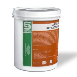 4 lbs Wet Refractory Mortar 2700F for Ceramic Fiber FireBrick Forge Kiln