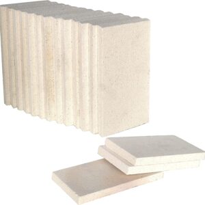 HYTECH Products Insulating Fire Bricks, 2500F Rated 0.75" x 4.5" x 9", Soft Fire Brick for Forge, Wood Stove, Fire Pit, Fireplace ? Pack 16