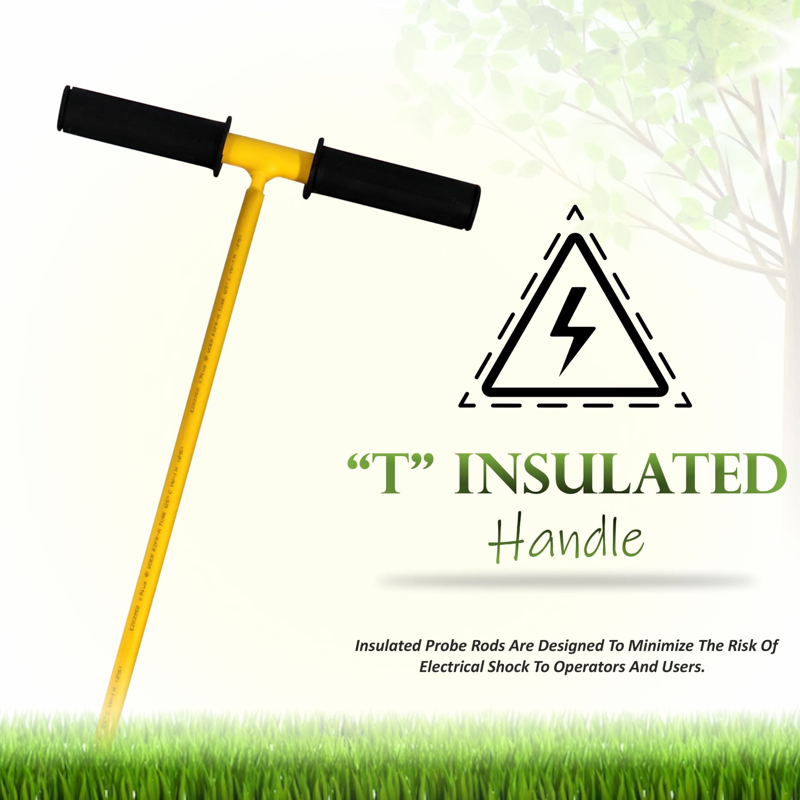 Gardening Probing Tool Adjustable Metal Soil Probe Rod - 32-48 Inch Ground Tool For Septic Tank Locating & Gardening Ground Penetrating Radar