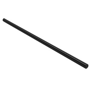 Delrin - Acetal Copolymer Round Rod, 3/4" Diameter x 36" Length ?Opaque Black