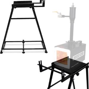 Simond Store blacksmith forge kit Stand - compatible with all single burner blacksmithing starter kit - Steel propane forge - forge starter kit stand 12 inch home forge starter kit tool kit stand