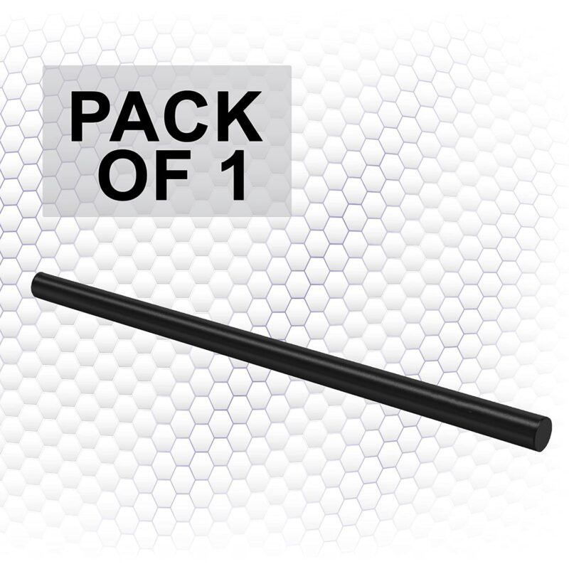 Delrin (Acetal) Plastic Rod – 2" Diameter X 24" Length – Black – For Machining Projects