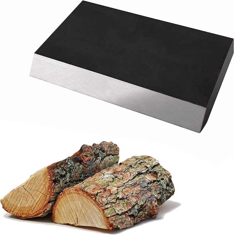 thumbnail image 2 of DearChan Firewood Splitter – 10lb Steel Log Splitter – Kindling Maker For Wood Stove, Fireplace, Fire Pit – Black 2 of 4