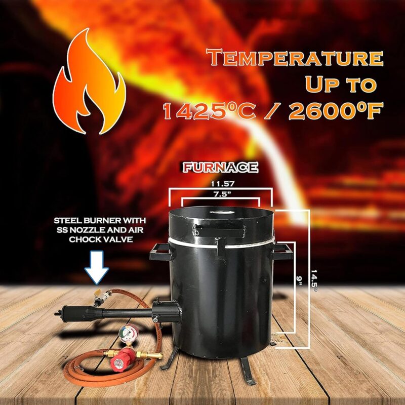 GENERIC 12 Kg Large Capacity Propane Gas Melting Furnace kiln for