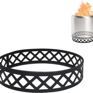 FEBTECH -13 Inch Carbon Steel Firepit Stand for 15.5 inch Firepit - Heat Resistant, Portable Smokeless Fire Pit Accessories to Protect Indoor Outdoor Fireplaces