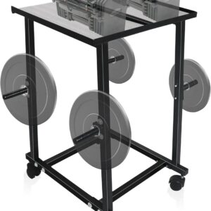 Dumbbell Stand & Weight Plate Tree ?Steel Dumbbell Rack for 260 LB Compact Dumbbell Rack ?djustable Power Block Dumbbell Holder W/Plate Peg, Anti-Slip Base, Powder Coated ?weight rack for home gym