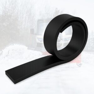 SIMOND STORE - Rubber Snow Plow Cutting Edge ? Heavy Duty 72" x 4" x 0.75" Snow Plow Deflector Smooth & Surface-Safe Snow Clearing - Fit for ATV Tractors, Skid Steers & UTVs Snow Pusher Cutting Edge